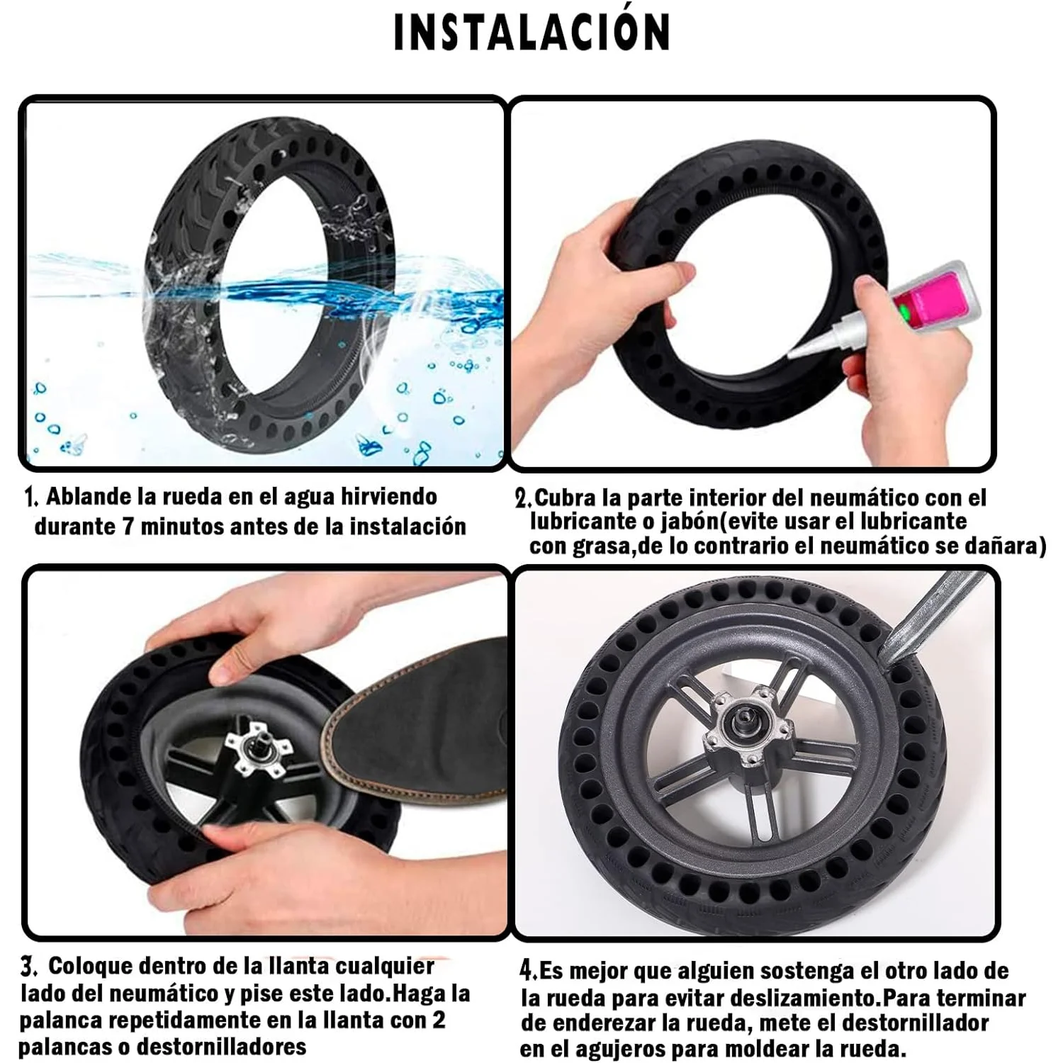 Schema di installazione degli pneumatici ANSENI®