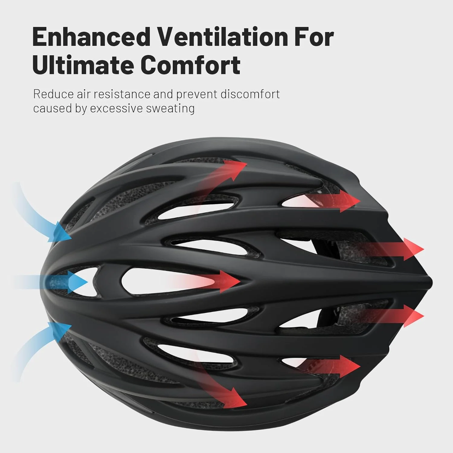 Dettaglio di aerazione del Casco Bici Favoto Leggero e Regolabile