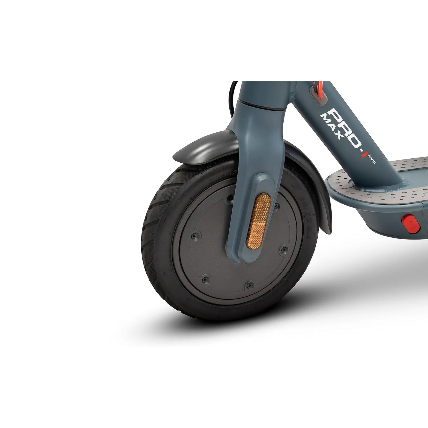 Dettaglio ruota anteriore del Monopattino Elettrico Ducati Pro I Evo Max Safe Ride