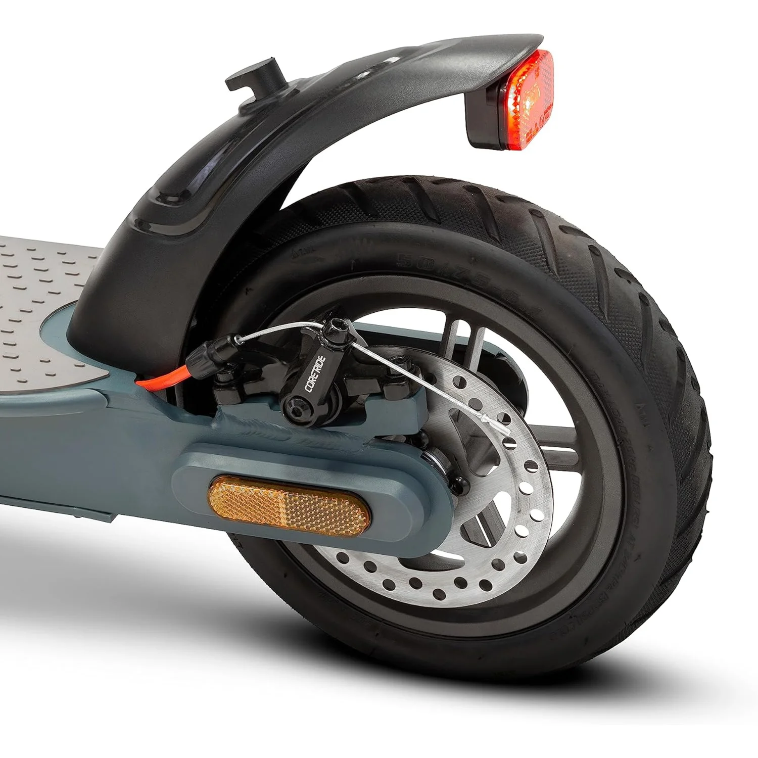 Dettaglio ruota posteriore del Monopattino Elettrico Ducati Pro I Evo Max Safe Ride