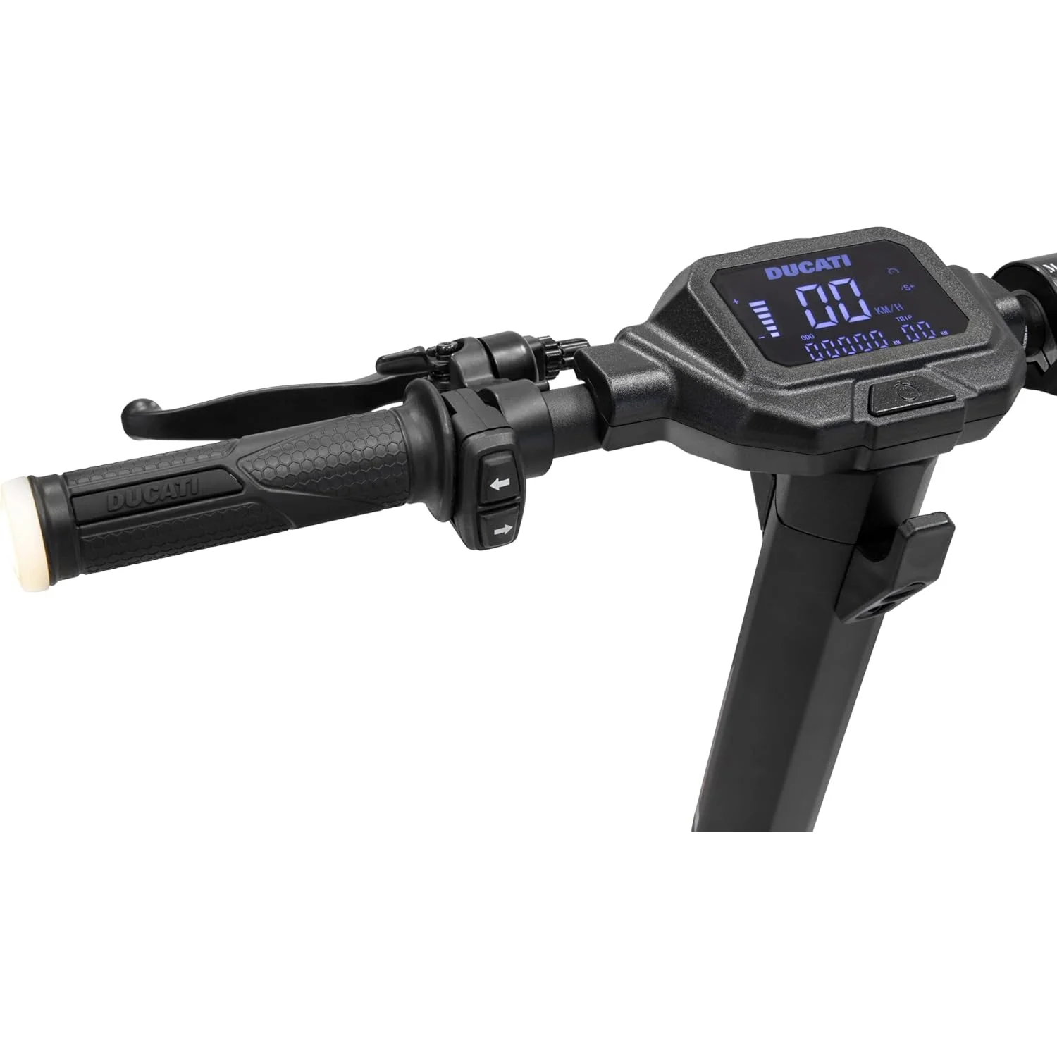 Dettaglio del display del Monopattino Elettrico Ducati Pro II Evo