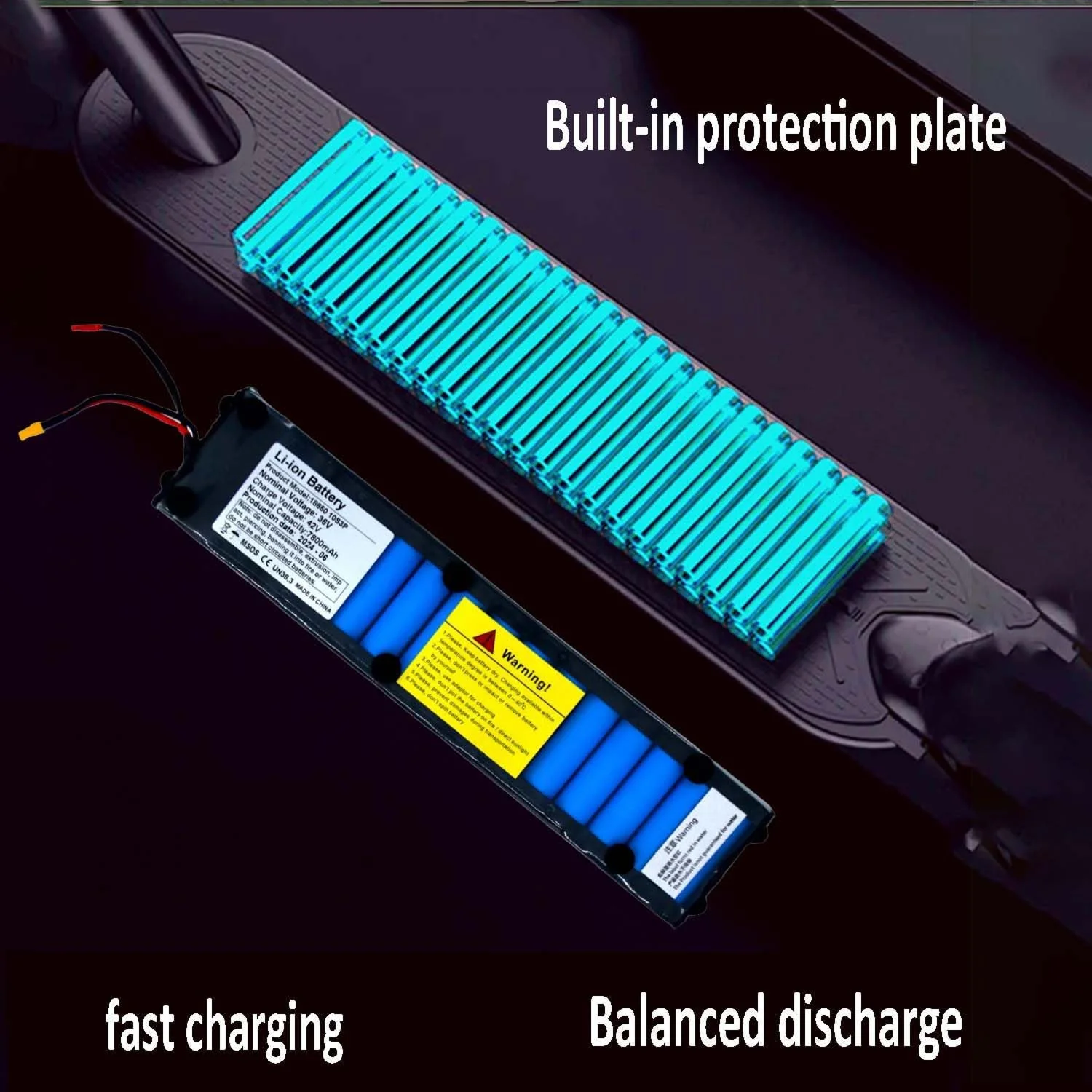 Vista del piatto protettivo della batteria HSSYTZOUL