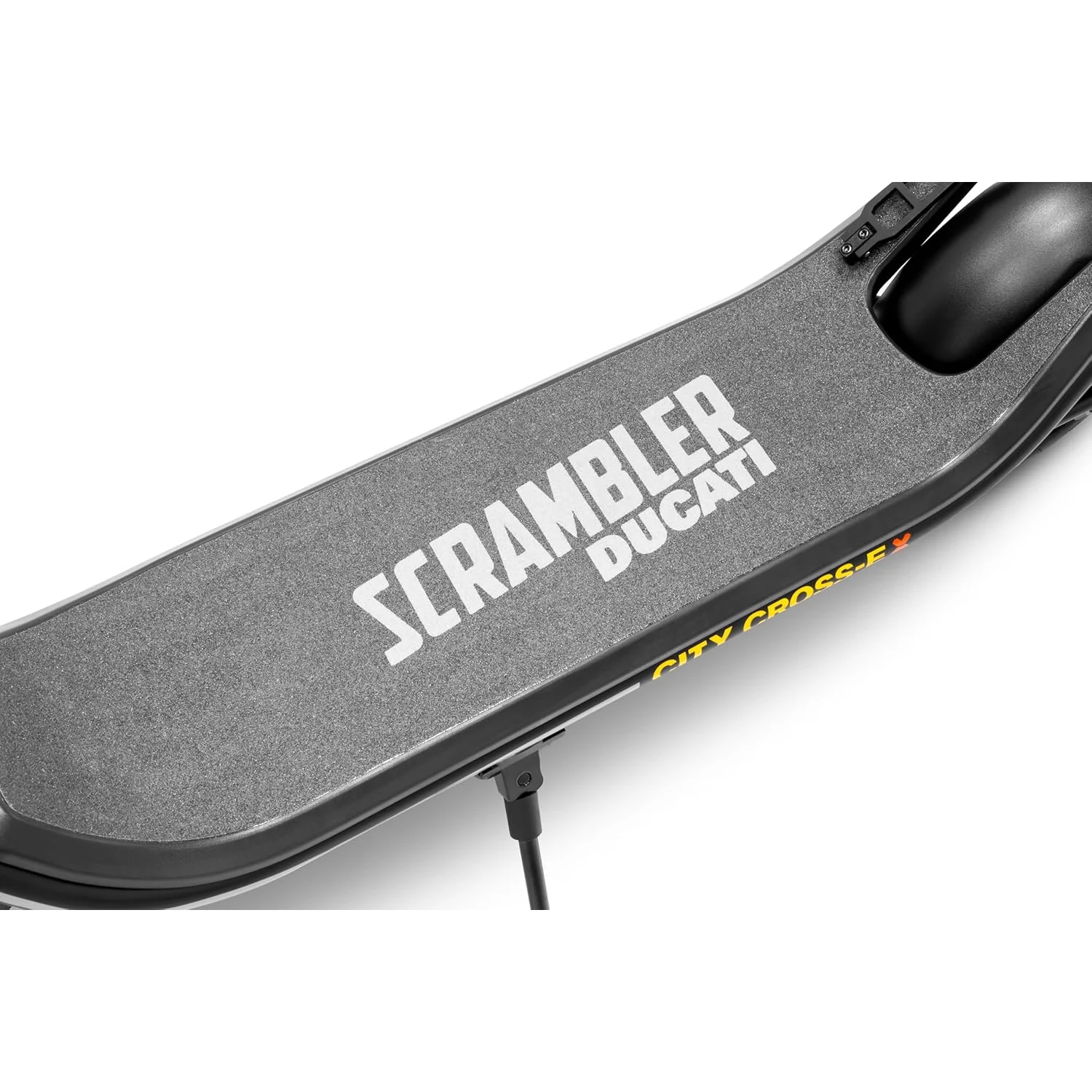 Dettaglio pedana del Monopattino Elettrico Ducati Scrambler City Cross-E X Street