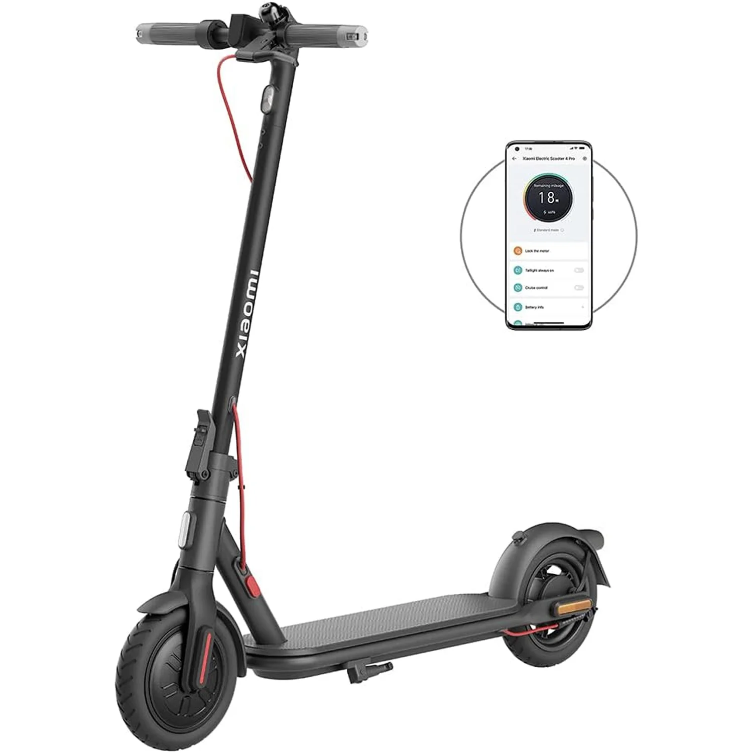 Dettaglio applicazione smartphone del Monopattino Elettrico Xiaomi 4 Lite