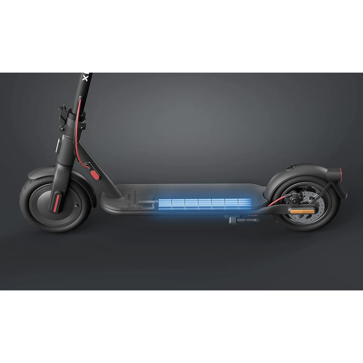 Dettaglio batteria del Monopattino Elettrico Xiaomi 4